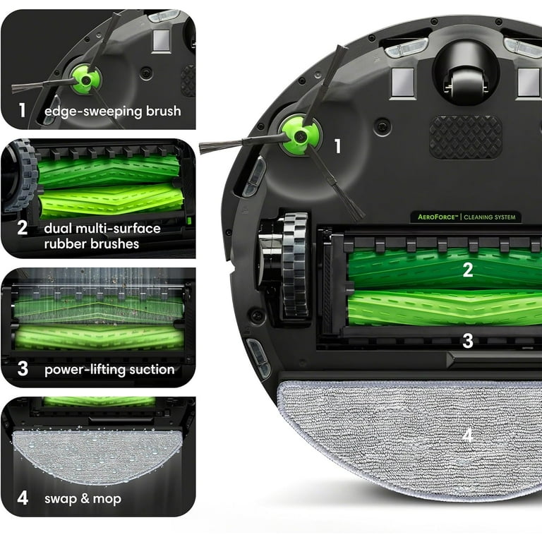 iRobot Roomba i3+ EVO (3554) Robot Vacuum - Walmart.com