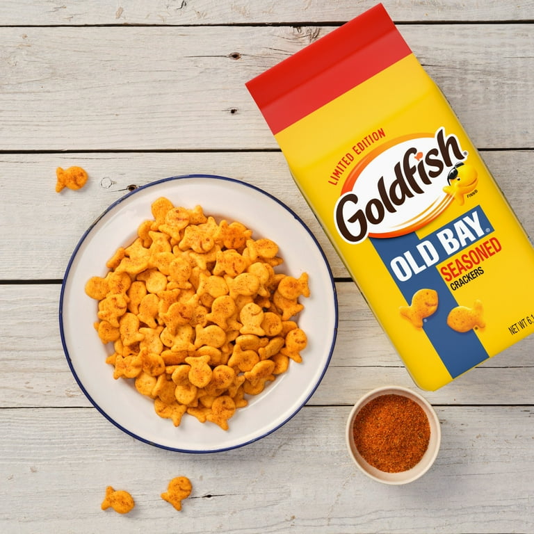 Goldfish Crackers, Limited Edition Old Bay Seasoned Snack Crackers, 6.1 oz