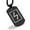 Black, variant on Stainless Steel Elder Futhark Sowulo Rune Dog Tag Pendant Necklace