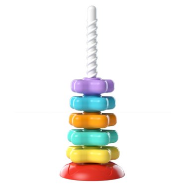 Sassy Stacks of Circles Stacking Ring STEM Learning Toy, 9 Piece Set ...