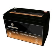 Chrome Battery 12 Volts 110Ah Replacement Group 30h Forklift Pallet Jack Mobile Home Rv Battery