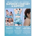 thumbnail image 4 of Essenclo Girls Gymnastics Leotard with Shorts Set, 4 Piece Biketard Outfit with Crop Top and Hair Tie for Dance, Tumbling & Activewear, 4 of 7