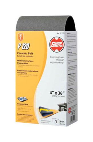 Shopsmith 12155 Ceramic Sanding Belt, 4" x 36" by Ali Industries Inc