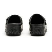 Anywear Zone Womens Healthcare Professional Injected Clog with Backstrap, 10, Black