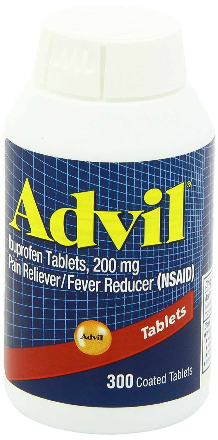 Buy Advil Pain Reliever (NSAID) Fever Reducer Ibuprofen Tablets, 200 mg