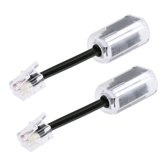 2* Telephone Cord Detanglers, Telephone Cable Detangler 360 Degree Rotating Landline Swivel Cord Untangler