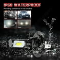 thumbnail image 5 of For Volvo S60 Sedan 4-Door 2001-2004 Bright LED Headlight High Low Bulbs 9005 H7, 5 of 15