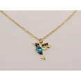 thumbnail image 5 of Hummingbird Necklace - Trendy Hummingbird necklace Gold Tone, 5 of 5