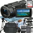 thumbnail image 1 of Sony FDR-AX53 4K Ultra HD Handycam Camcorder with 32GB SanDisk Memory Card + Charger + Case + Tripod + ZeeTech Accessory Bundle, 1 of 8