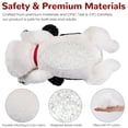 thumbnail image 3 of Peluche pesado, perro meowtastic negro y blanco, 2 kg, 3 of 7