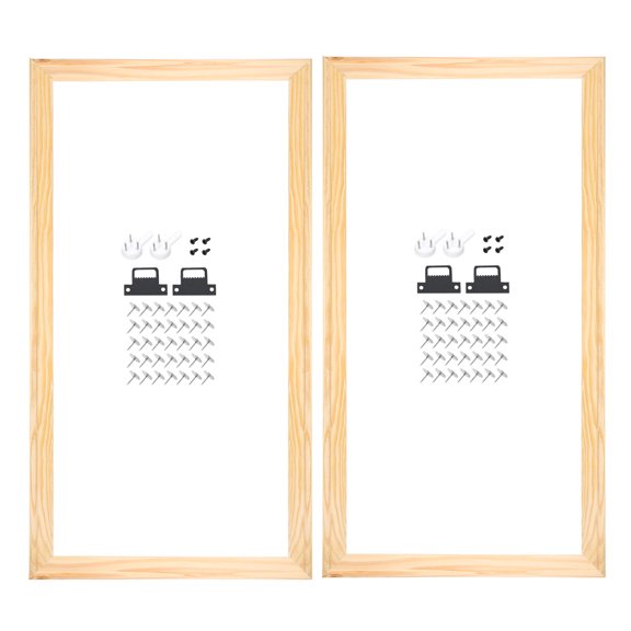 2 Pack DIY Canvas Stretcher Bars, 20 x 12 Inch Canvas Frame Wooden Frames Kit Sturdy Stretcher Frames