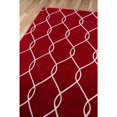 thumbnail image 4 of Momeni Rugs BLISSBS-12RED5076 Bliss Collection, Hand Carved & Tufted Contemporary Area Rug, 5' x 7'6", Red, 4 of 4