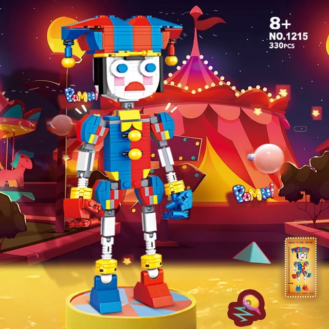 Figuras de Anime de circo Digital para niños, bloques de construcción, juego de terror, muñeca linda de dibujos animados, juego de modelos, juguetes para niños, regalos