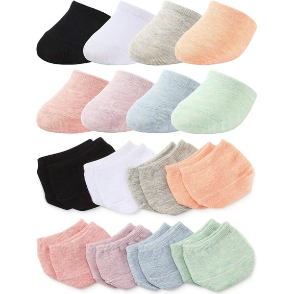 8 Pairs Toe Topper Socks for Women, Mule Socks Half Toe Socks Toe Topper Liner Half Socks Cotton Socks Seamless