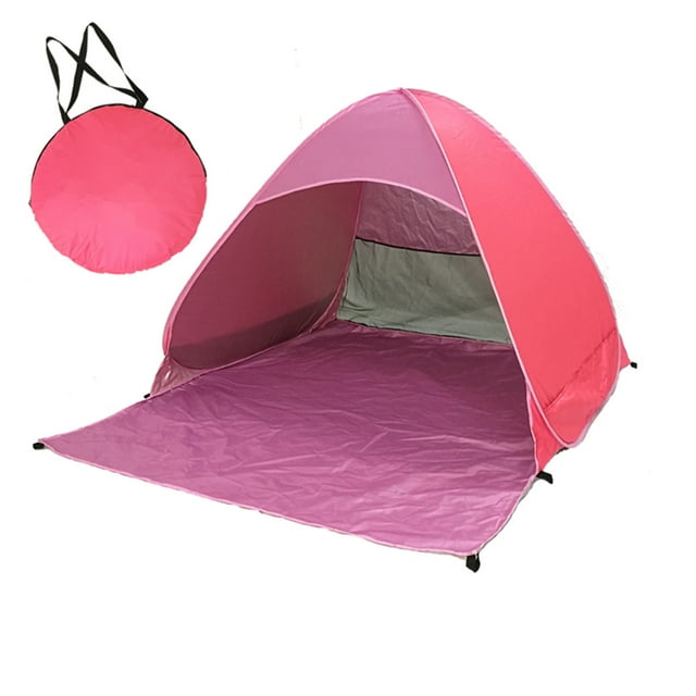 LSLJS Beach Head Tent, Automatic Quick-opening Beach Shade and Sun Protection Head, Canopy