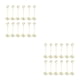 thumbnail image 2 of Methold 12 piezas Perfectas para su próxima cena con nuestros elegantes tarjeteros Coloque los tarjeteros de números Asequible oro 2.0*220mm 2Conjunto, 2 of 6