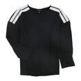 thumbnail image 2 of Alfani Womens Shoulder Stripe Pullover Blouse, Black, X-Large, 2 of 2