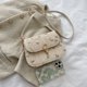 thumbnail image 3 of Bolso Paja Con Flores para Mujer Bolso Con Correa Ajustable Bolso Playa Verano para Mujer (blanco), 3 of 9