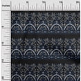 thumbnail image 1 of oneOone Viscose Chiffon Fabric Leaves & Floral Block Print Fabric BTY 42 Inch Wide, 1 of 4