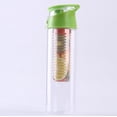 thumbnail image 2 of Botella de agua con infusor de frutas de 800 ml con tapa abatible y botella para hacer zumos, 2 of 6