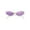 Purple, variant on Fashion Designer Sunglasses Retro Small Petals Shape Arc Temple Design B2298