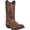 Brown 9.5, variant on Laredo Men's Nico Taupe Brown Square Toe Boots 68398