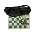 thumbnail image 2 of Yinanstore Ensemble d'Échecs Portable, Ensemble d'Échecs de Luxe, Combinaison avec Sac de Rangement, Ensemble de Jeu d'Échecs à Rouler, Pièces d'Échecs pour Voyage Extérieur L, 2 of 8
