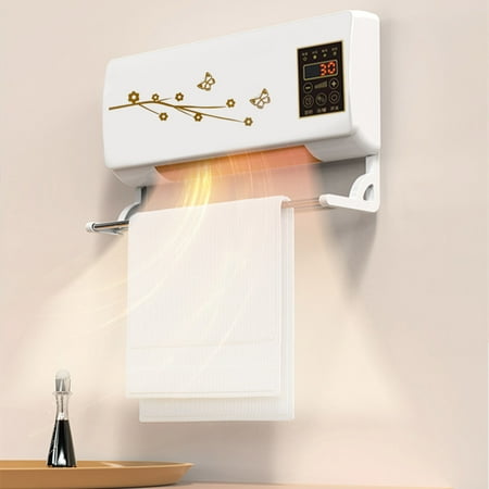 

Flash Deal tumgatte Household Wall Mounted Space Heater Heater Electric Summer Savings