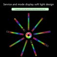 thumbnail image 5 of Luces De Ritmo De Pastilla Pickup Rhythm Lights RGB Voice Control Music Light Stick Car Decor (Negro), 5 of 5