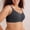 Black, variant on Women Wireless Support Bra, Seamless Lace Soft Cup Brassiere with Wide Underband, High Side Wings for Side Control, Lifting Anti-Sagging Daily Comfort Bra, Adjustable Wide Straps Black 80CD