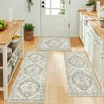 thumbnail image 3 of Farmhouse Kitchen Rugs Sets of Kitchen Runner Rugs Non Slip Washable Boho Kitchen Mats for Floor Indoor Door Mat Entrance Laundry Room Rug Vintage Kitchen Floor Mat Carpet Runner, 3 of 7