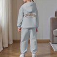 thumbnail image 6 of Gibobby Toddler Baby Girls Soft Clothes 12 24 Months 2T 3T 4T Long Sleeve Romper Jumpsuit Pants Outfit Set(10-11 Years,Grey), 6 of 7