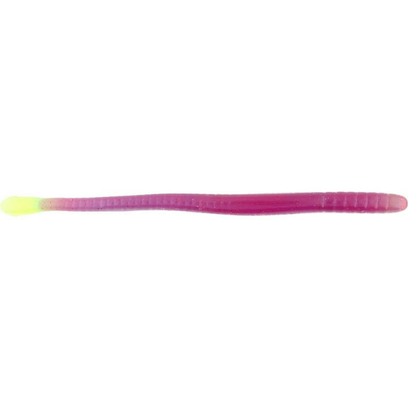 Roboworm Straight Fat 6'' Morning Dawn Red Chart Tail