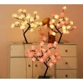 thumbnail image 2 of LINLIN Flower Tree lamp,Rose lamp Tree,Twig Light Branches Tree Light with Flower Twig Light USB Powered Adjustable Gold Branches, 2 of 4