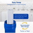 thumbnail image 4 of Express Water – Big Blue Sediment Replacement Filter – SED Dirt, Sand, Rust High Capacity Water Filter – Whole House Filtration – 5 Micron – 2.5” x 20” inch, 4 of 4