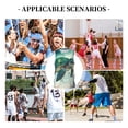 thumbnail image 6 of Naloa Watercolor Turtle5 Basketball Jersey Reversible Men's Mesh Athletic Sports Shirts Training Practice S-4XLX-Large, 6 of 6
