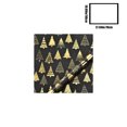 thumbnail image 3 of DAMAI 10 Pcs Christmas Wrapping Paper Roll Black Gold Reindeer and Tree Design Xmas Gift Wrap Reversible Vintage Christmas Wrapping Paper for Winter Holiday Party Celebration, 3 of 6