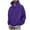 Purple, variant on Mens Pullover Hooded Dressy Casual Hoodies Fleece Lined Sweatshirts Y2K Fashion Clothes with Pockets Purple S
