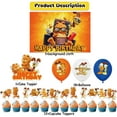 thumbnail image 2 of 32 Pcs For The Garfield Movie Cartoon-Themed Party Decorations and Favors Set – Backdrop, 13 Cupcake Toppers, and 18 Balloons for Celebration Birthday Parties, 2 of 4