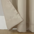 thumbnail image 2 of No. 918 Sora Casual Textured Semi-Sheer Grommet Curtain Panel, 40"x63", Oatmeal, 2 of 5