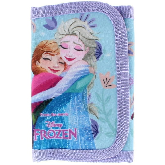 Textiel Trade Girl's Disney's Frozen Sisters Forever Hook & Loop Tri Fold Wallet