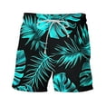 thumbnail image 4 of lcziwo Men's Board Shorts Swim Trunks No Liner 2025 Beach Shorts Elastic Waist Drawstring Shorts Quick Dry Stretchy Shorts Hawaiian Vacation Shorts with Pockets Multicolor,XL, 4 of 4