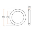 thumbnail image 3 of O-Rings Nitrile Rubber 30mm Inner Diameter 33.6mm OD 1.8mm Width Round Seal Gaskets 10Pcs, 3 of 3