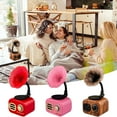 thumbnail image 2 of Zeceouar Retro Bluetooth Gramophone Speaker Portable Mini Retro Wireless Speaker-Sound, 2 of 7