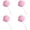 Pink, variant on Fun Lollipop-Shaped Ice Mold Reusable Silicone Popsicle Maker DIY Juice Yogurt Frozen Treats for Summer Parties (Blue 4PCS)
