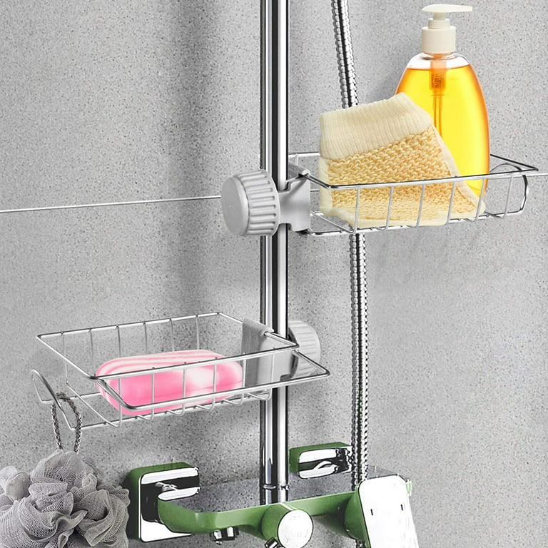 Sponge Holder Over Faucet Kitchen Sink Organizer Stainless Steel Hanging  Faucet