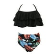 thumbnail image 1 of dmqupv Girls Bathing Suits Size 10-12 Beach Two Set Girls Bathing Little Pieces Suit Swimsuits 11 Year Old Girl Black 8-10 Years, 1 of 5