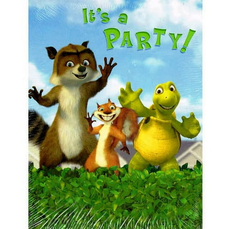 Over The Hedge Invitations w/ Env. (8ct)