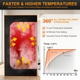 thumbnail image 3 of FICISOG Upgraded Infrared Sauna Box with 3L&1200W Steamer, Home Portable Steam Sauna Tent with Chair, 2.9'x2.9'x5.9' Large Size Personal Spa Steam Sauna Room with Remote Control, 9 Levels Heating, 3 of 13