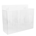 thumbnail image 4 of Mask Container Transparent Acrylic Wall Mount Design for Office Organization 1Set, 4 of 7